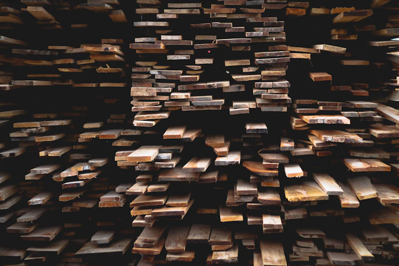 Stacked dimensional lumber